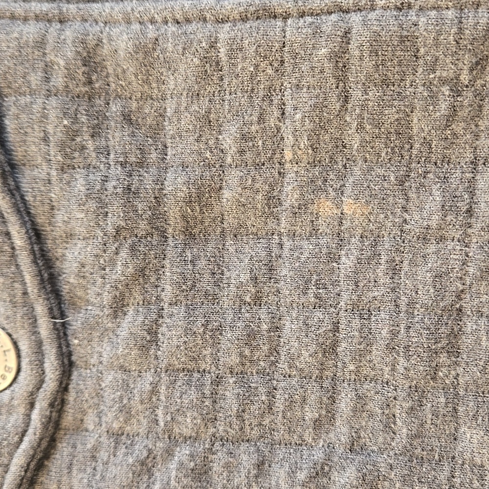 L.L. Bean Woman's Quilted Shacket Sweater Zip Up Jacket  Medium - Picture 5 of 14